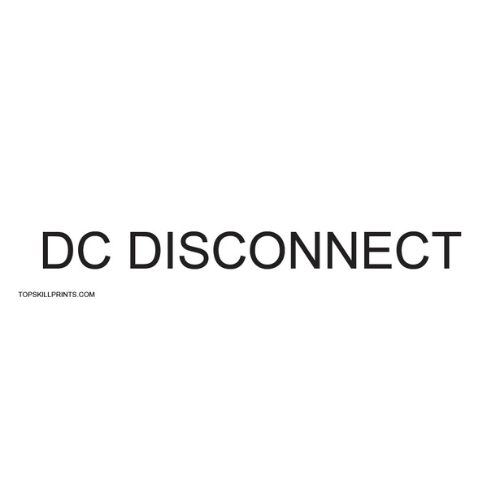 DC DISCONNECT