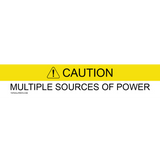 CAUTION: MULTIPLE SOURCES OF POWER