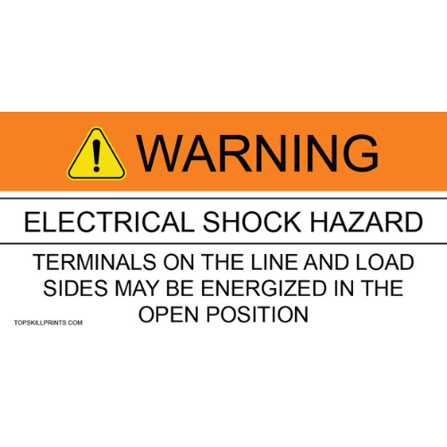 WARNING: ELECTRICAL SHOCK HAZARD