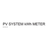 PV SYSTEM kWh METER