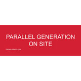 PARALLEL GENERATION ON SITE